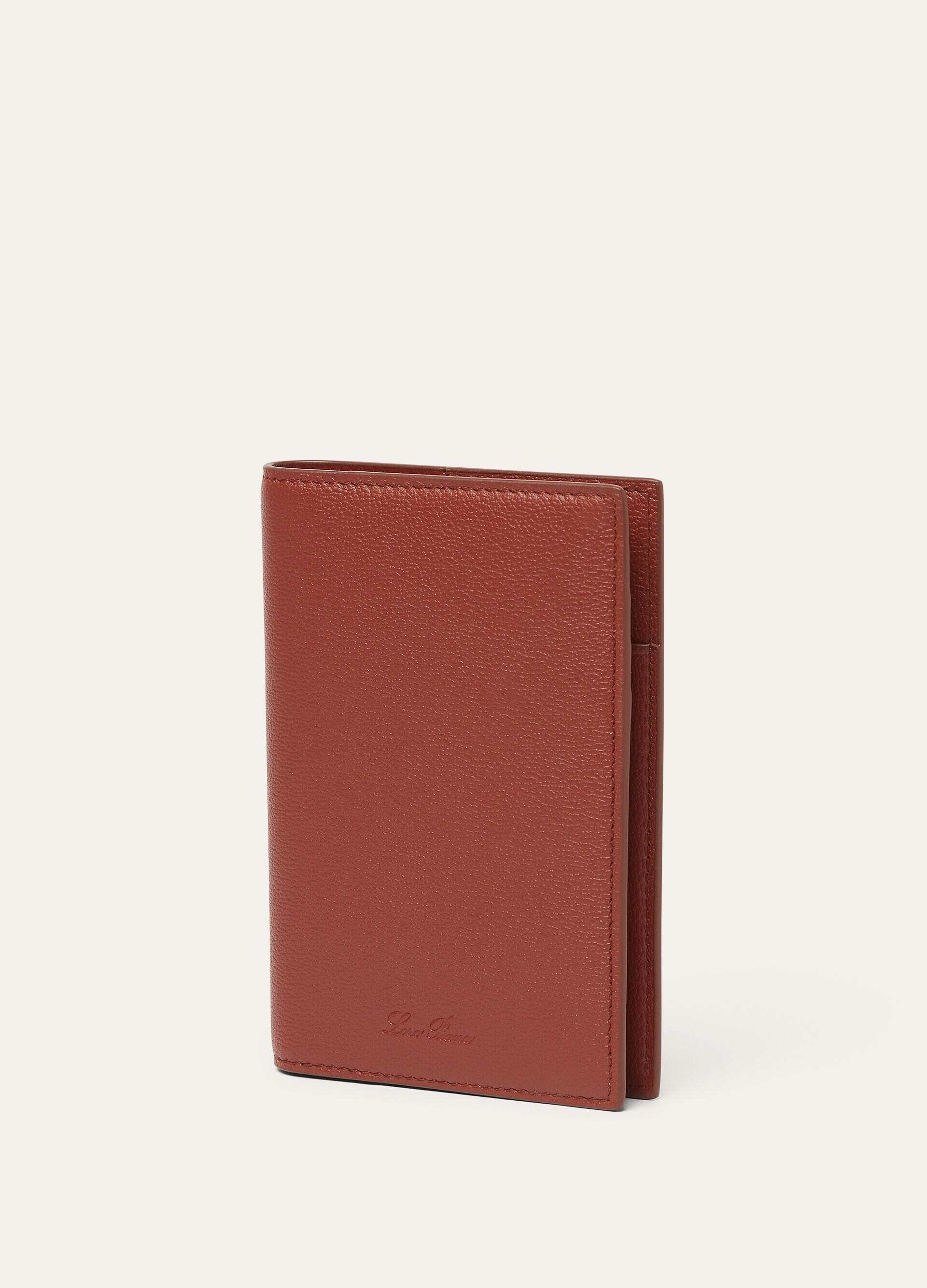 PASSPORT COVER LINEN CALF