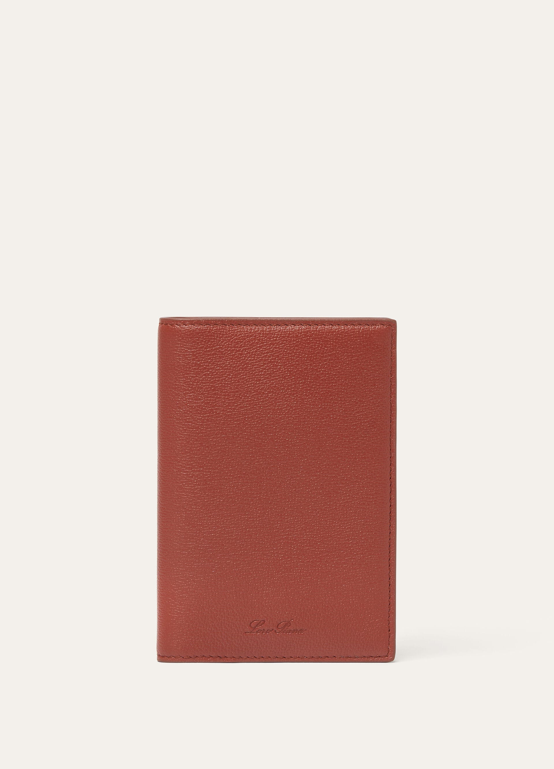 PASSPORT COVER LINEN CALF