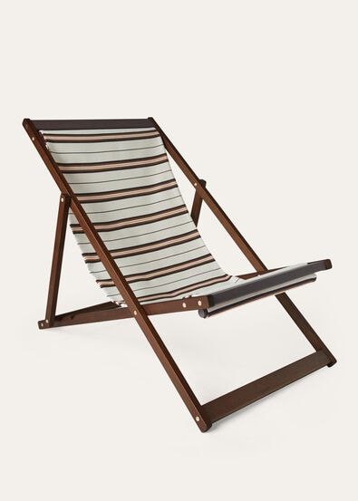 RECLINER CHAIR STRIPE MAHOGANY