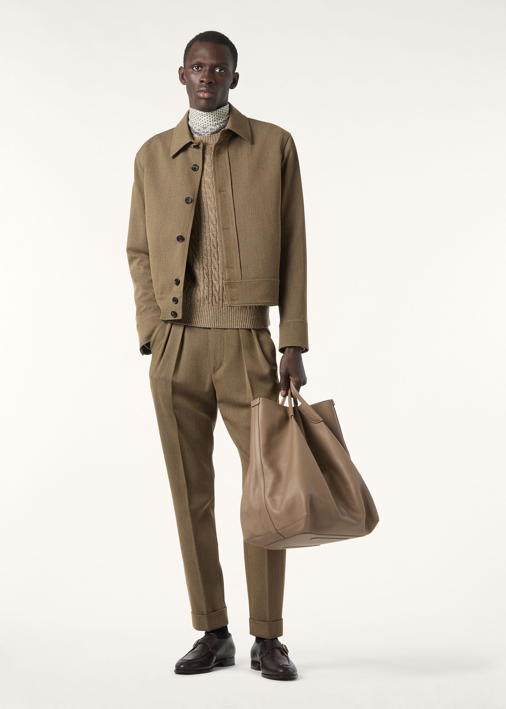 BABY CASH LIGHT TRECCIA CREWNECK SWEATER GG 12