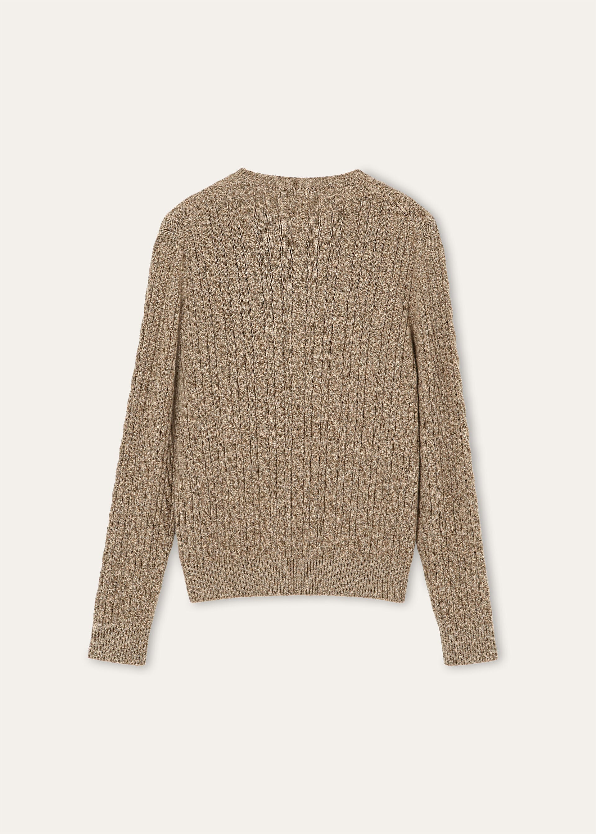 BABY CASH LIGHT TRECCIA CREWNECK SWEATER GG 12