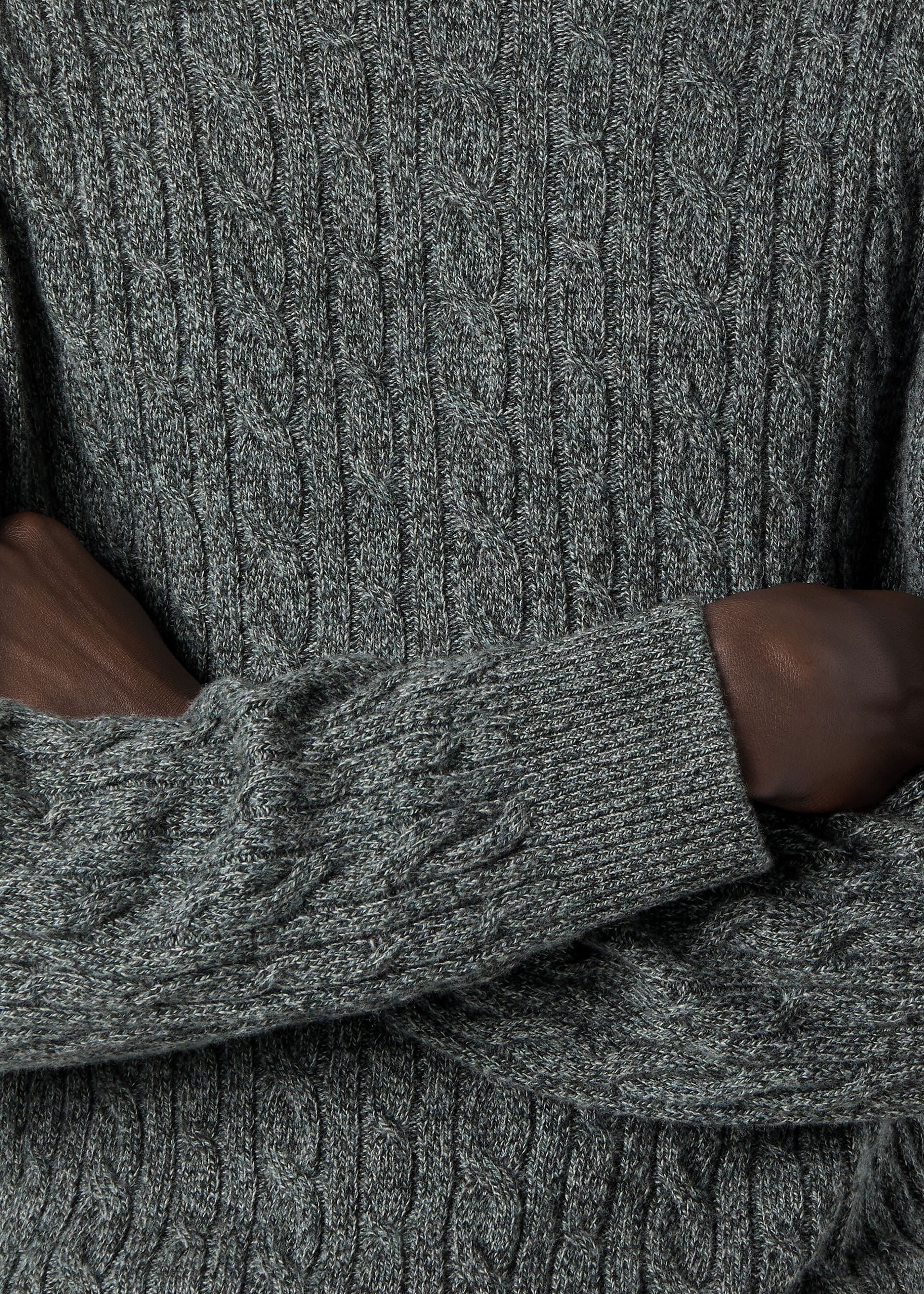 BABY CASH LIGHT TRECCIA CREWNECK SWEATER GG 12