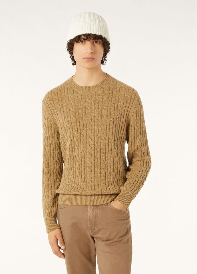 BABY CASH LIGHT TRECCIA CREWNECK SWEATER GG 12_FAO5736_J1V8_3