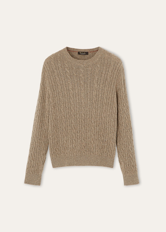 BABY CASH LIGHT TRECCIA CREWNECK SWEATER GG 12_FAO5736_J1YF_5