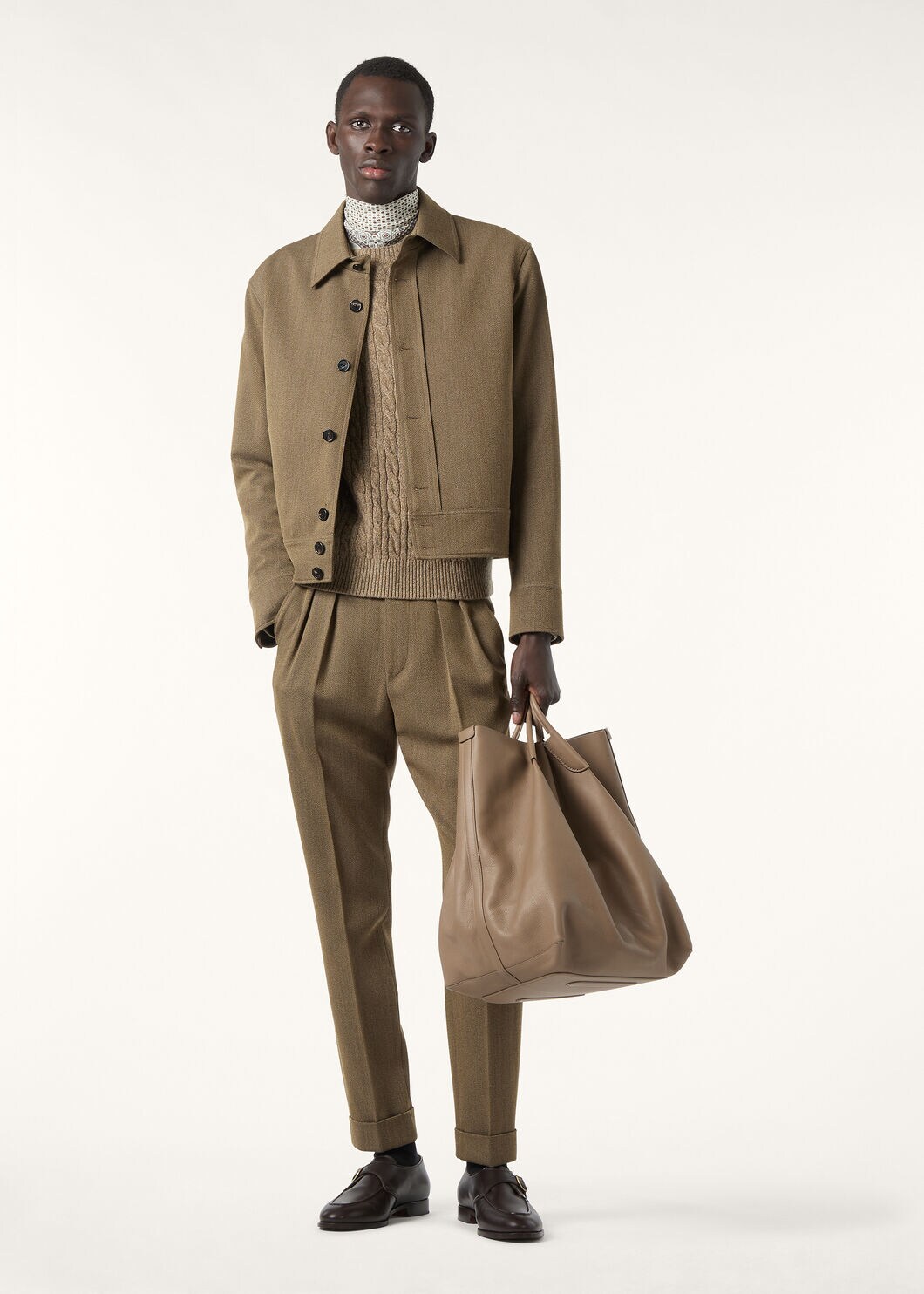 BABY CASH LIGHT TRECCIA CREWNECK SWEATER GG 12