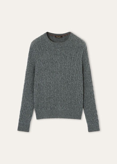 BABY CASH LIGHT TRECCIA CREWNECK SWEATER GG 12