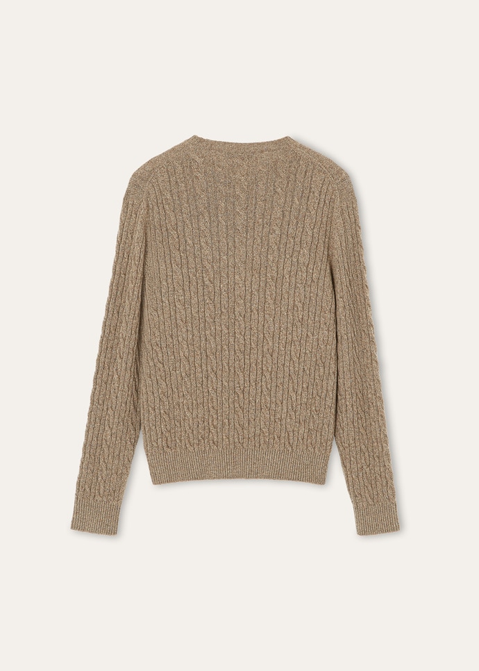 BABY CASH LIGHT TRECCIA CREWNECK SWEATER GG 12_FAO5736_J1YF_6