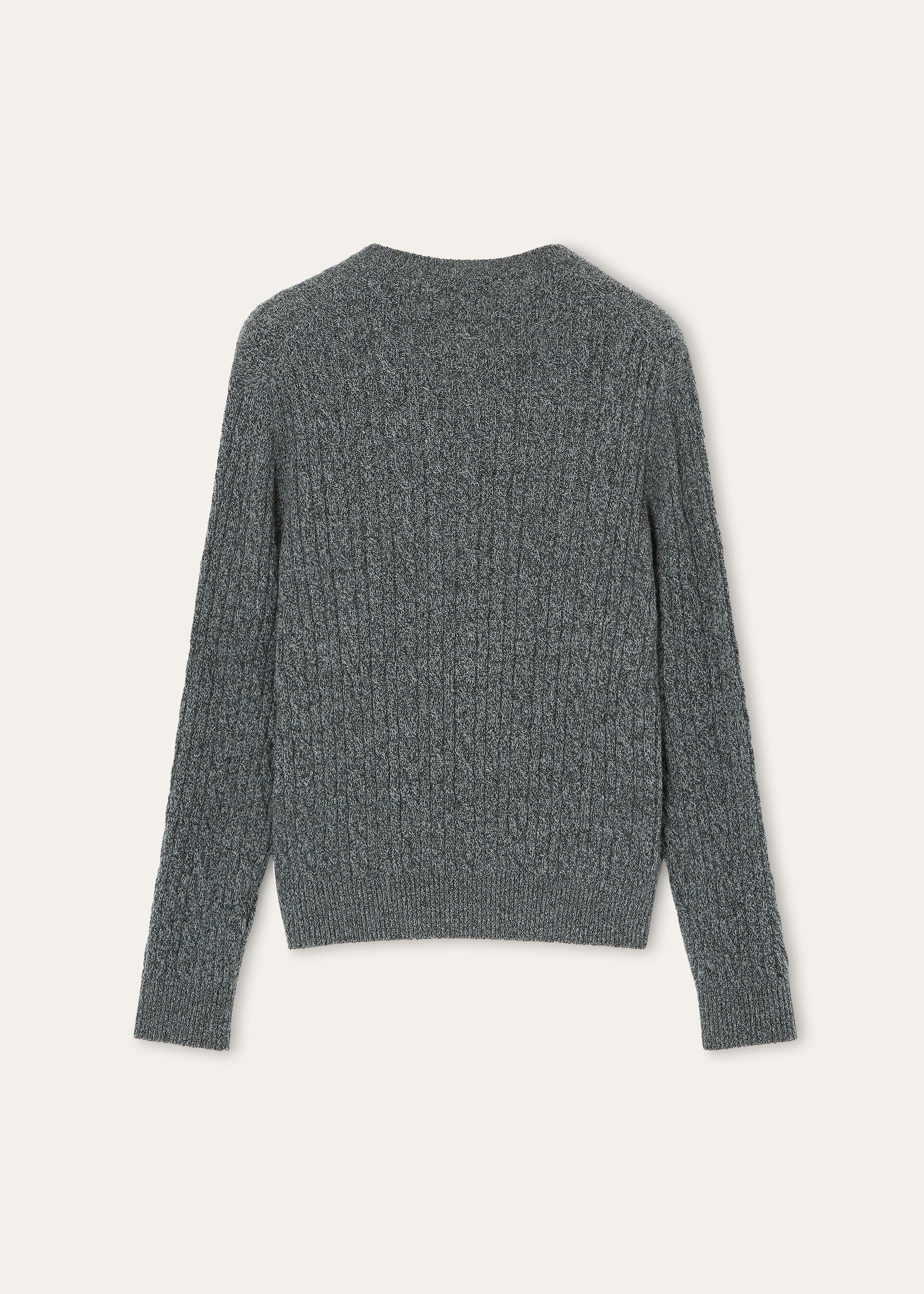 BABY CASH LIGHT TRECCIA CREWNECK SWEATER GG 12