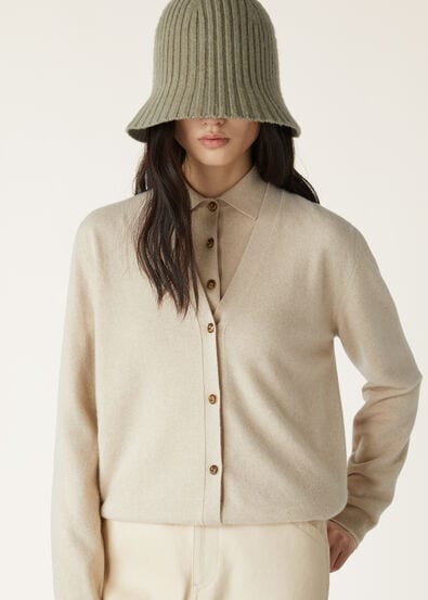 CLASSIC BABY CASH CARDIGAN SWEATER GG 12