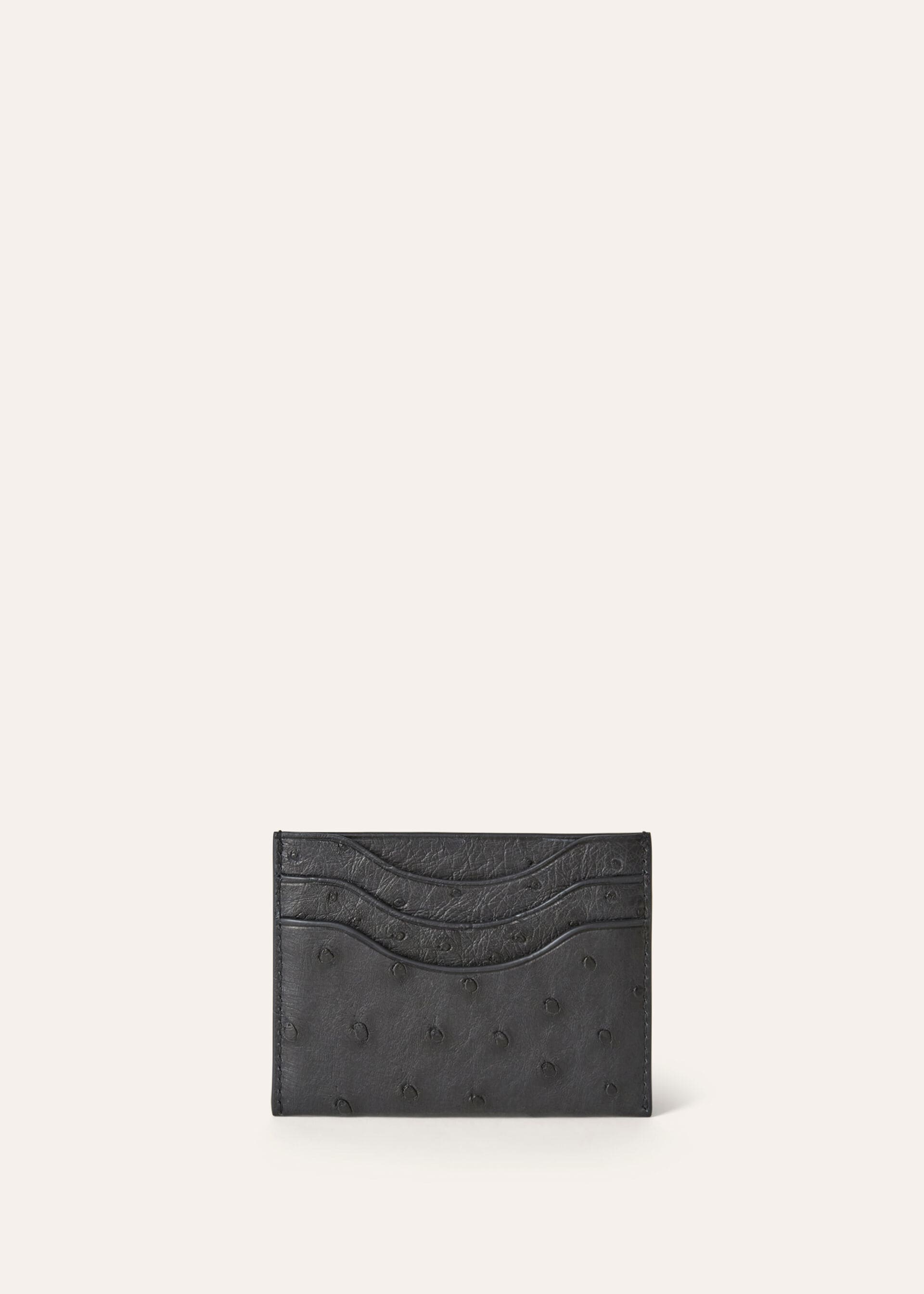 EXTRA CARDHOLDER OSTRICH SADDLE