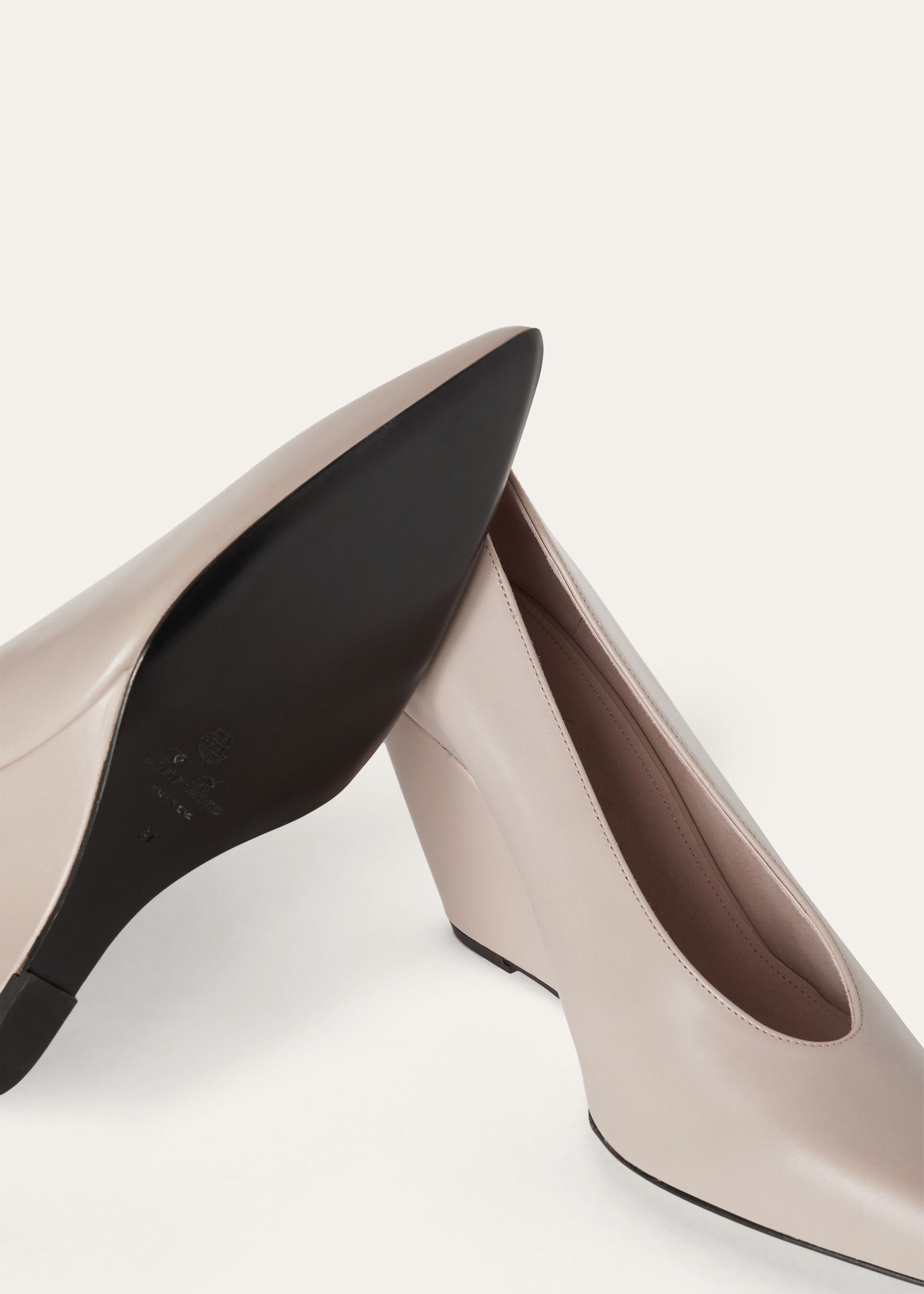 VIOLA HIGH WEDGE PUMP CRISPY CALF