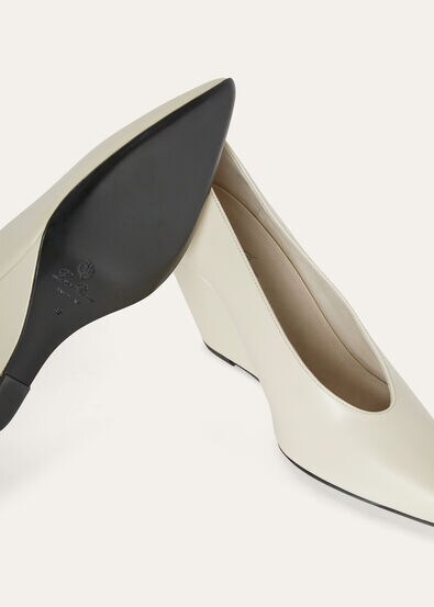 VIOLA HIGH WEDGE PUMP CRISPY CALF