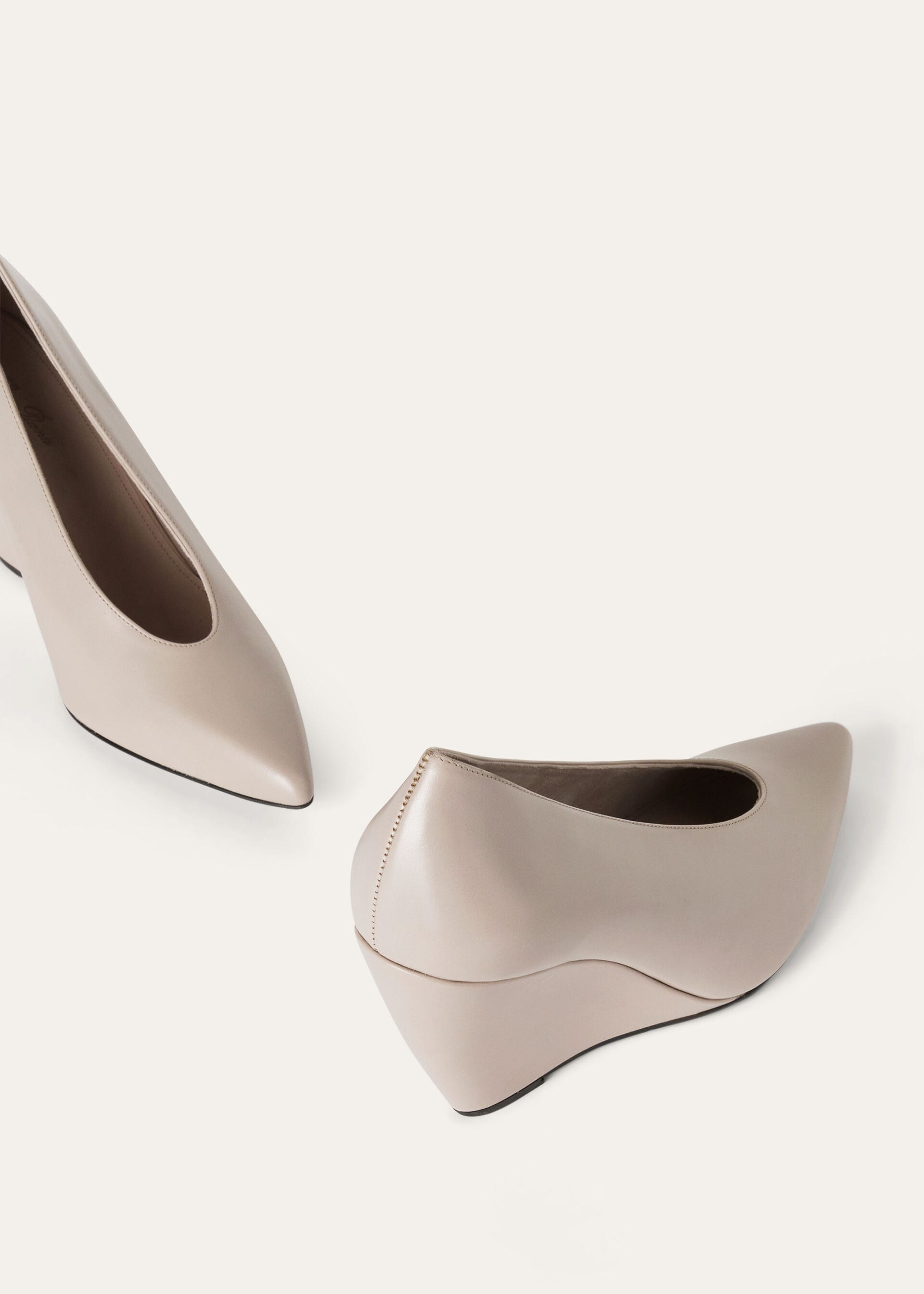 VIOLA HIGH WEDGE PUMP CRISPY CALF