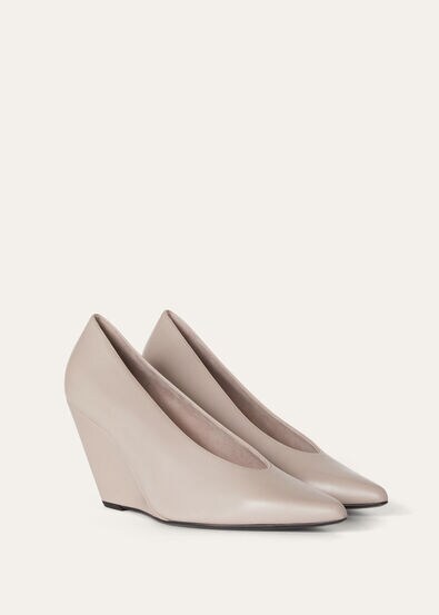 VIOLA HIGH WEDGE PUMP CRISPY CALF