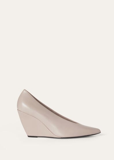 VIOLA HIGH WEDGE PUMP CRISPY CALF