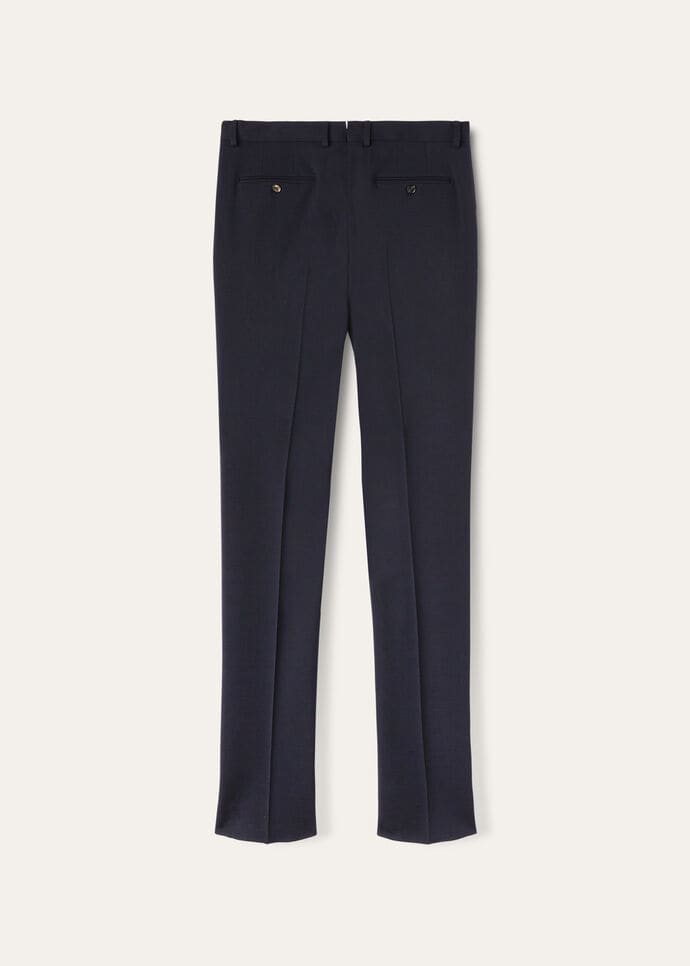 International Suit Zelander® Wool Navy Blue | Loro Piana US