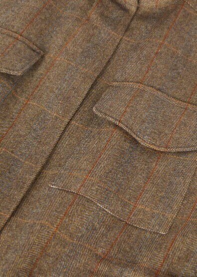 TRAVELLER MINI FIELD JACKET OVERCHECK CHEVIOT