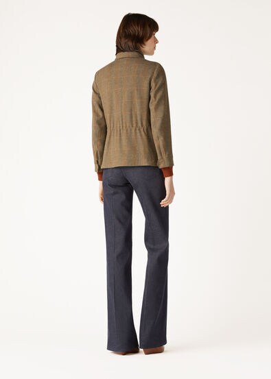 TRAVELLER MINI FIELD JACKET OVERCHECK CHEVIOT