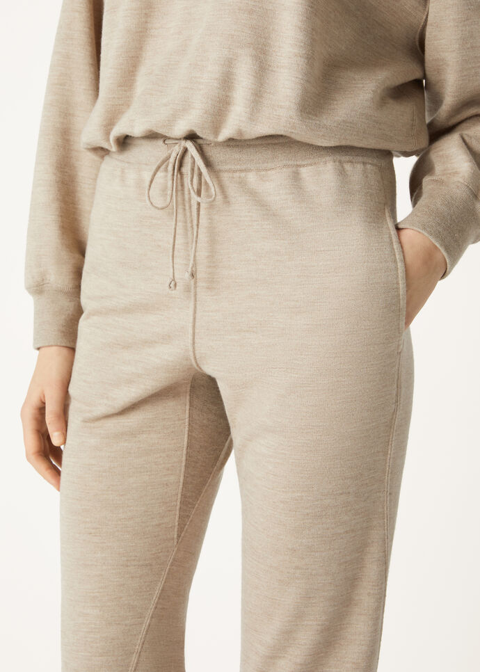 COCOONING PANTS RAW CASH FLEECE_FAO6287_E07N_2