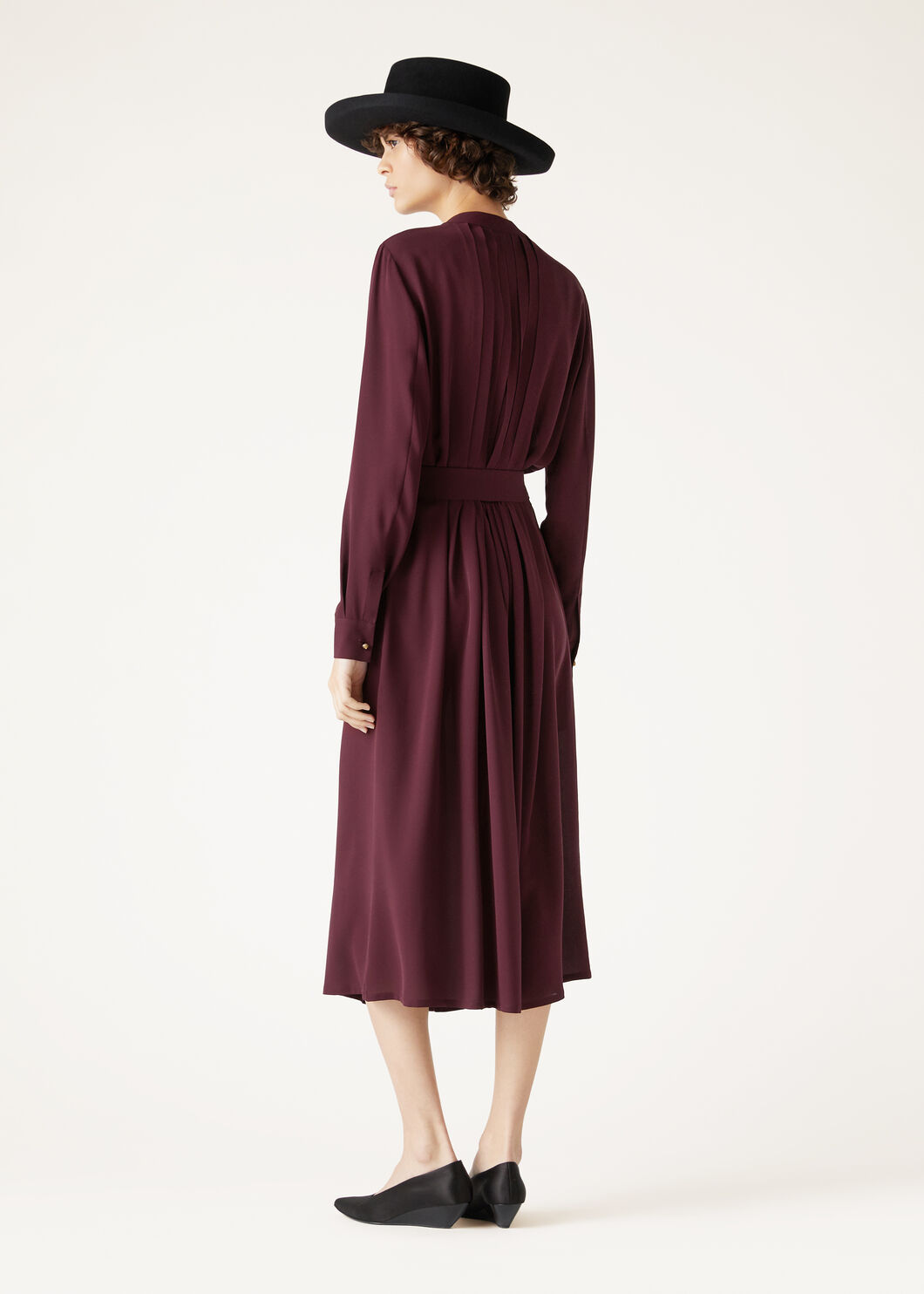 ハッティ・ドレス シルク Deep Burgundy | ロロ・ピアーナ JP ハッティ・ドレス シルク Deep Burgundy | ロロ・ピアーナ JP