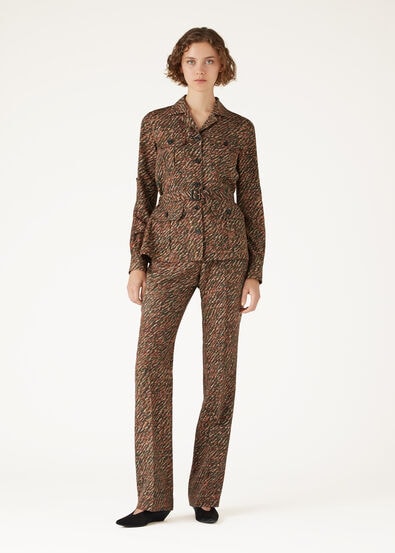 DANY TROUSERS ANDRE' PRINT SHANTUNG