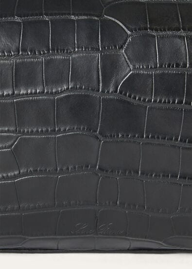 EXTRA TRAVEL POUCH MEDIUM SOFT MATT ALLIGATOR