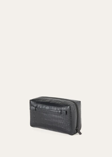EXTRA TRAVEL POUCH MEDIUM SOFT MATT ALLIGATOR