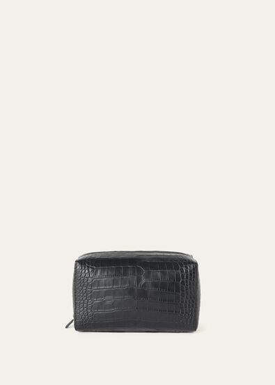 EXTRA TRAVEL POUCH MEDIUM SOFT MATT ALLIGATOR     