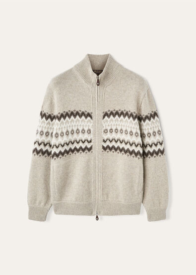 ALPE PILE BOMBER SWEATER CASH GG 5