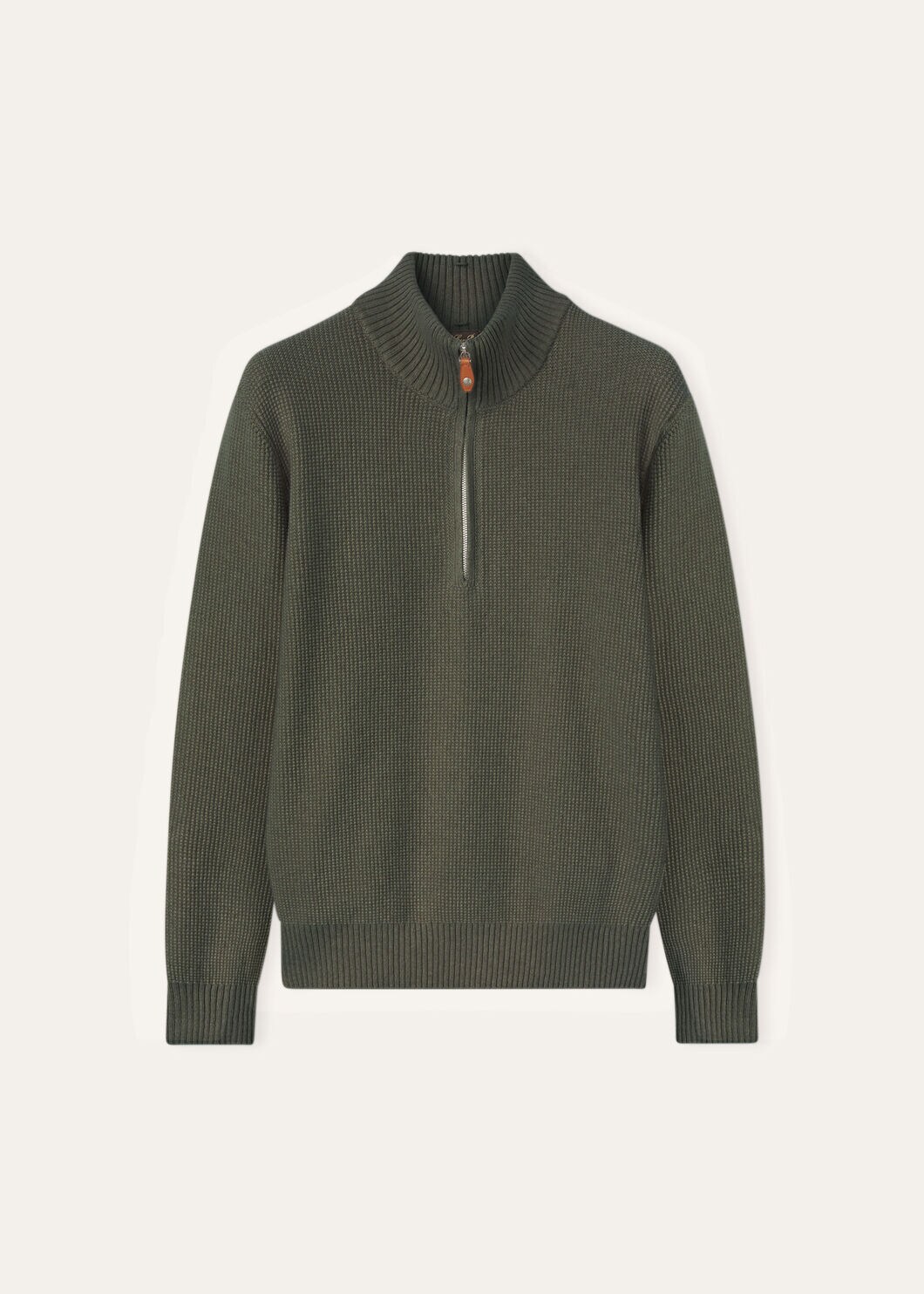 Alpe Half-Neck Jumper Baby Cashmere Coarsehair® Dusky Moss Alpe Half-Neck Jumper Baby Cashmere Coarsehair® Dusky Moss