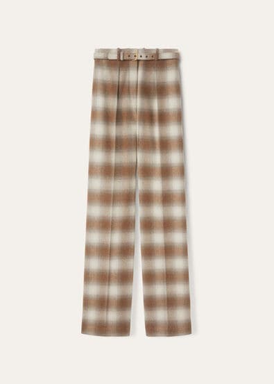 EDWARD TROUSERS TARTAN FLANNEL