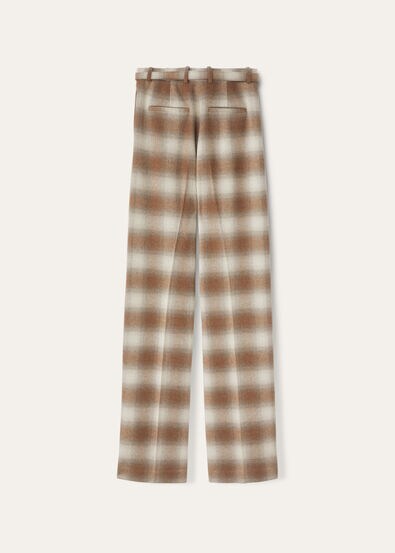 EDWARD TROUSERS TARTAN FLANNEL