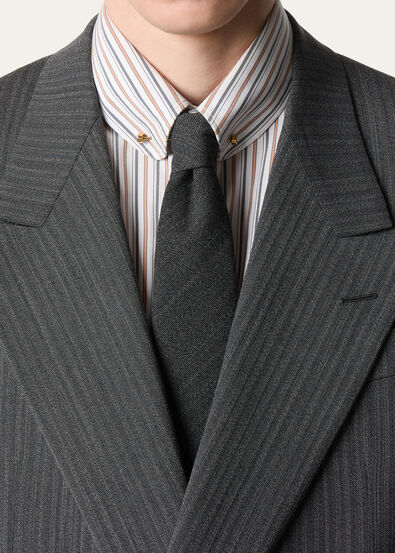 TIE ENGLISH CHEVRON WOOL