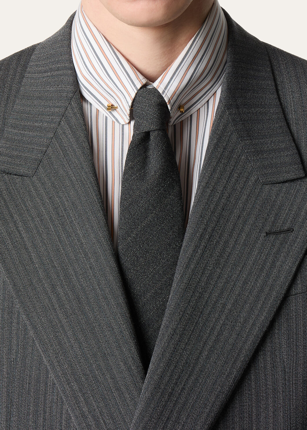 TIE ENGLISH CHEVRON WOOL