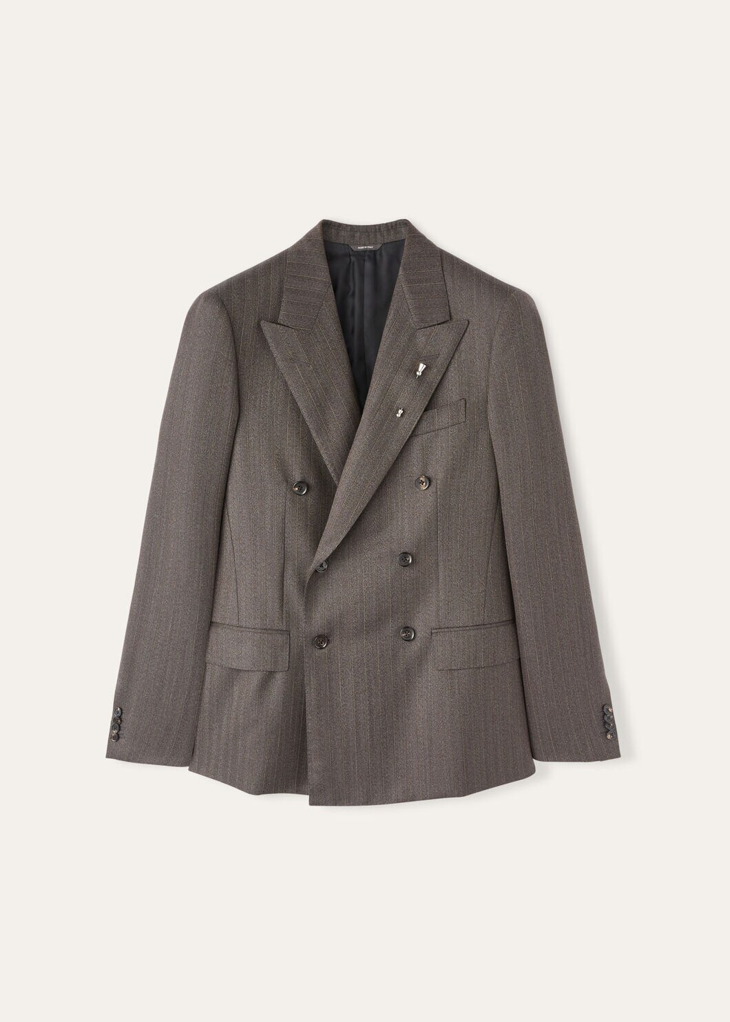 Milano Jacket Virgin Wool Brown Roof Tres | Loro Piana US Milano Jacket Virgin Wool Brown Roof Tres | Loro Piana US