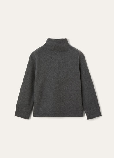 VENENZA MOCK NECK LS SWEATSHIRT NORSE FLEECE