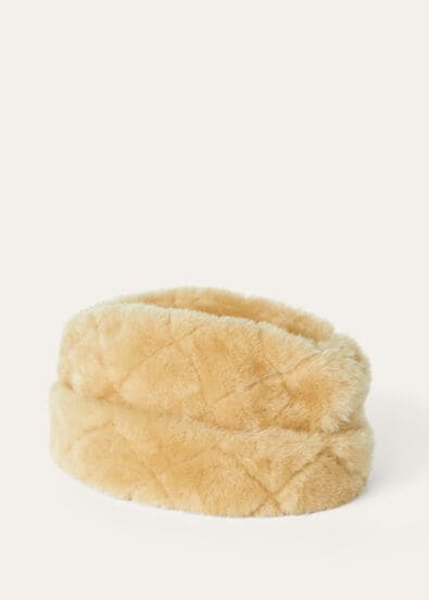 MAGGIE HAT VELOUR SHEARLING