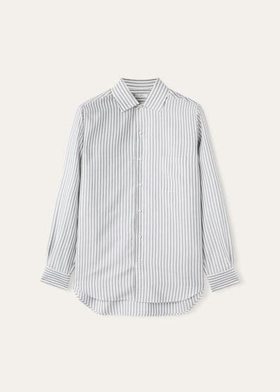 ANDRE' SHIRT OXFORD SILK STRIPE