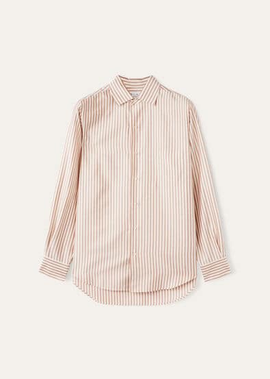 ANDRE' SHIRT OXFORD SILK STRIPE