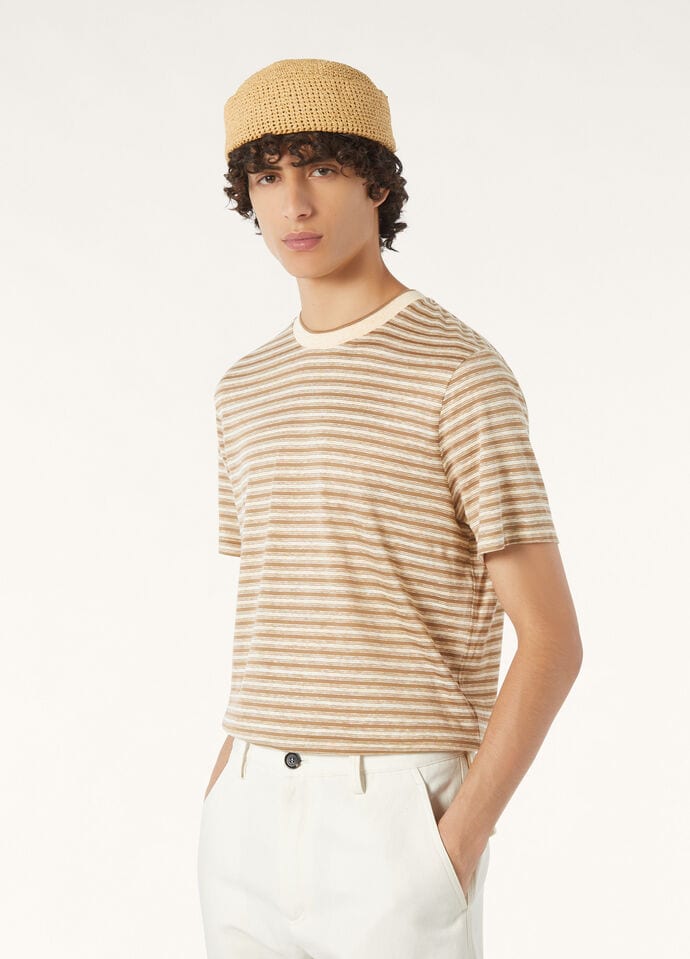 ELVO T-SHIRT SILK LNEN STRIPES_FAO6752_F6PA_3