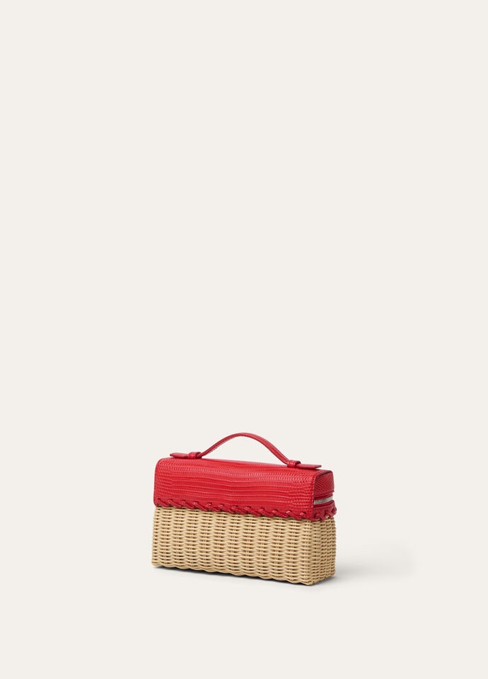 EXTRA POCKET L19 EAST WEST WICKER/LIZARD BC DEC_FAO6797_B4XG_NR_2