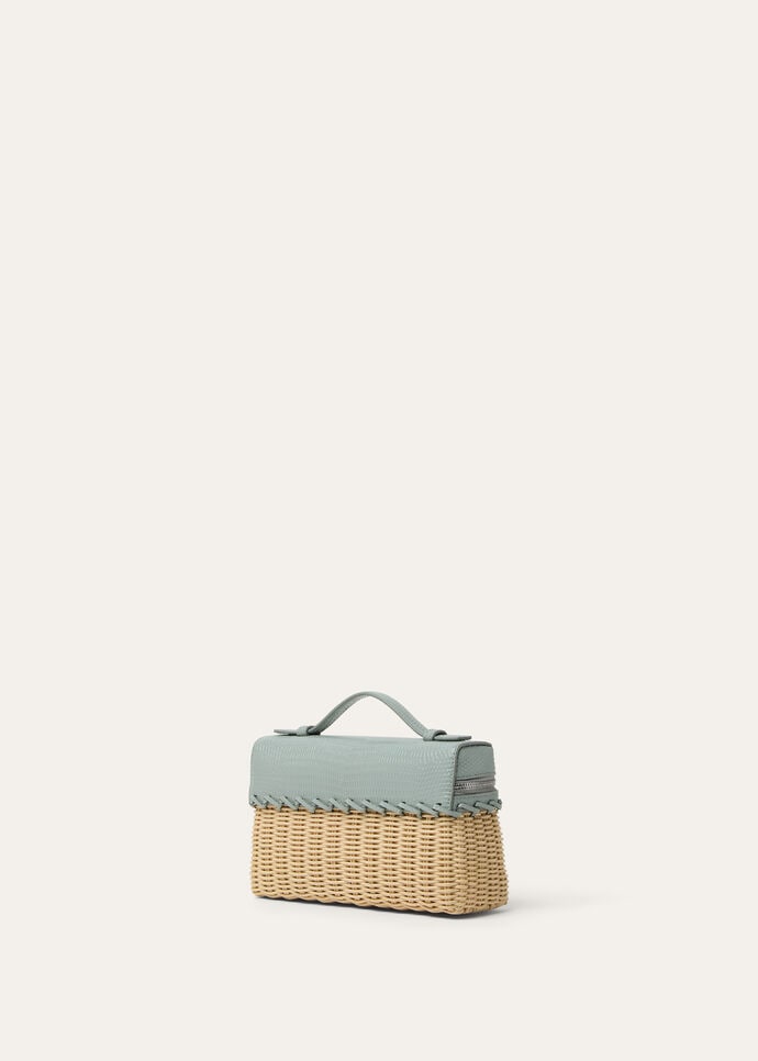 EXTRA POCKET L19 EAST WEST WICKER/LIZARD BC DEC_FAO6797_B5FJ_NR_2