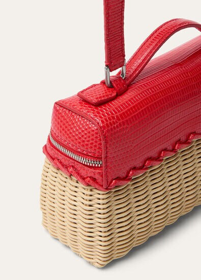 EXTRA POCKET L19 EAST WEST WICKER/LIZARD BC DEC