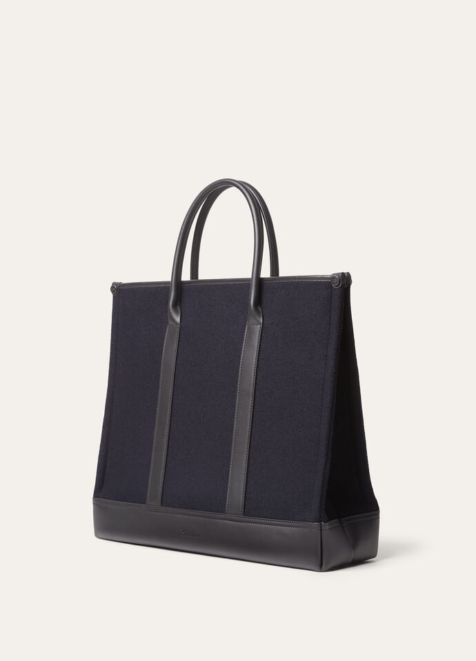 BEAM TOTE SMALL MELTON CASH ROUNDED CALF_FAO6848_B4MG_NR_2