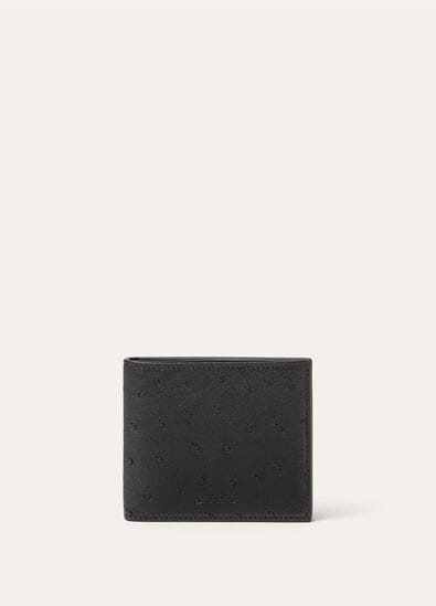 EXTRA COMPACT WALLET OSTRICH SADD-LTH