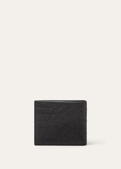 EXTRA COMPACT WALLET OSTRICH SADD-LTH