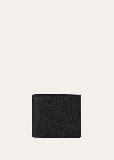 COMPACT WALLET SOFT MATT ALLIGATOR