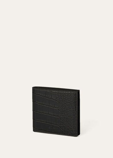 COMPACT WALLET SOFT MATT ALLIGATOR