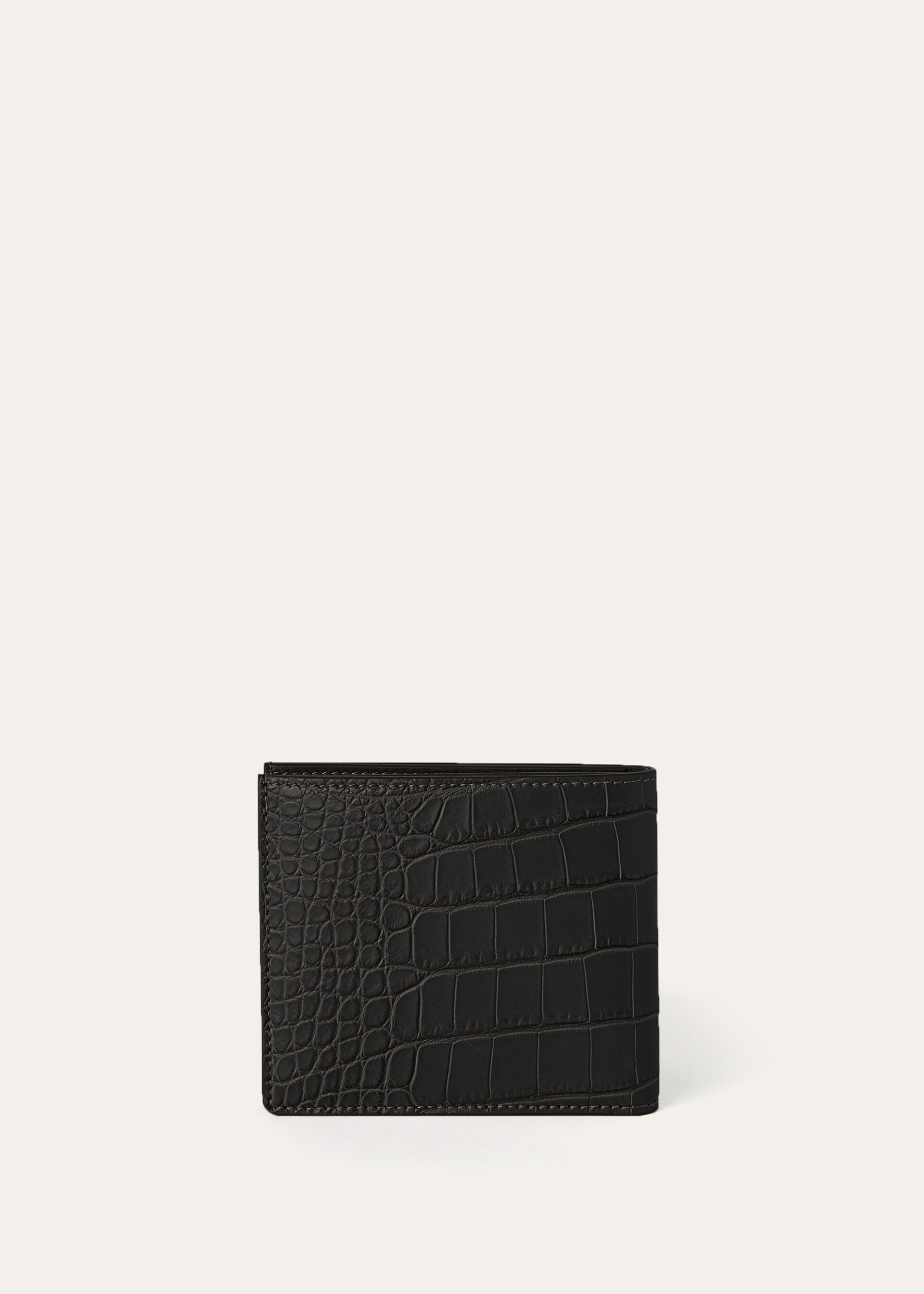 COMPACT WALLET SOFT MATT ALLIGATOR