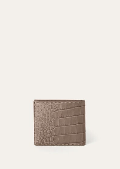 COMPACT WALLET SOFT MATT ALLIGATOR